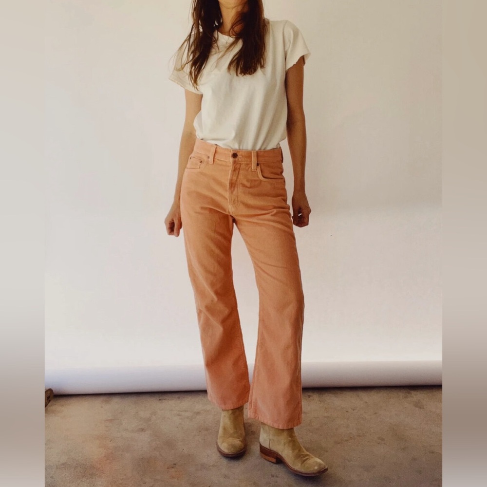 Hey Gang The Corduroy Flare Coral - size 27